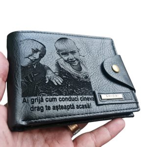 Portofel Personalizat 'Ai grija cum conduci'