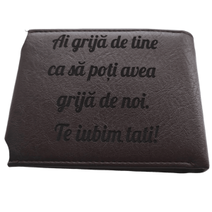 Portofel Personalizat 'Ai grija de tine'