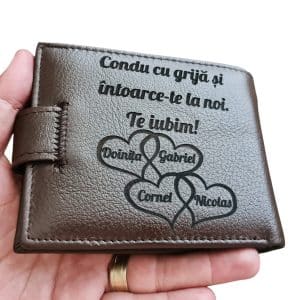 Portofel Personalizat 'Condu cu grija' Portofel Personalizat 'Condu cu grija'