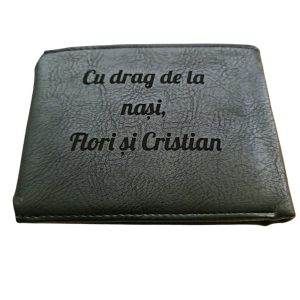 Portofel Personalizat 'Cu drag de la nasi' Portofel Personalizat 'Cu drag de la nasi'