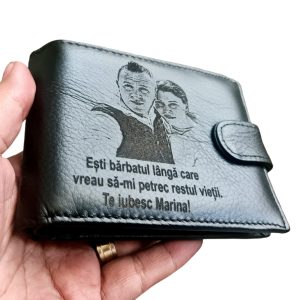 Portofel Personalizat 'Esti barbatul langa care vreau'