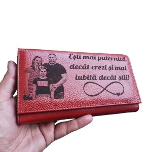 Portofel Personalizat 'Esti mai puternica 2'