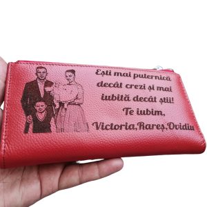 Portofel Personalizat 'Esti mai puternica'
