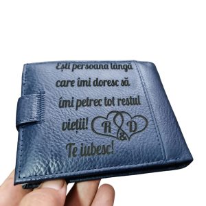 Portofel Personalizat 'Esti persoana langa care imi doresc' Portofel Personalizat 'Esti persoana langa care imi doresc'