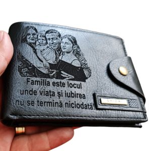 Portofel Personalizat 'Familia este locul 2' Portofel Personalizat 'Familia este locul 2'