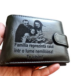 Portofel Personalizat 'Familia reprezinta raiul'