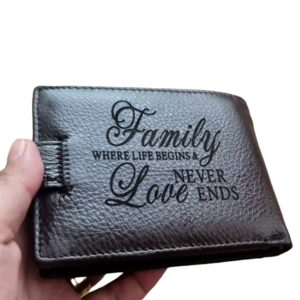 Portofel Personalizat 'Family where life begins'