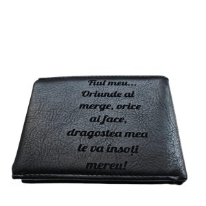 Portofel Personalizat 'Fiul meu oriunde ai merge'