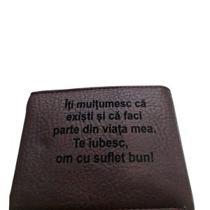 Portofel Personalizat 'Iti multumesc ca existi' Portofel Personalizat 'Iti multumesc ca existi'