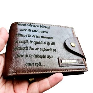Portofel Personalizat 'Nasul este acel barbat' Portofel Personalizat 'Nasul este acel barbat'