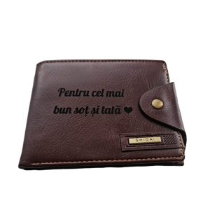Portofel Personalizat 'Pentru cel mai bun sot'