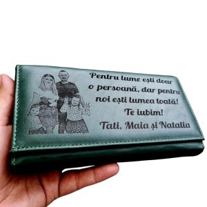 Portofel Personalizat 'Pentru lume esti doar o persoana'