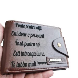 Portofel Personalizat 'Poate pentru altii' Portofel Personalizat 'Poate pentru altii'