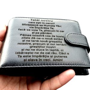 Portofel Personalizat 'Rugaciunea Tatal nostru' Portofel Personalizat 'Rugaciunea Tatal nostru'