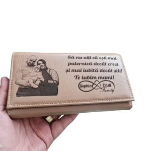 Portofel Personalizat 'Sa nu uiti ca esti mai puternica'