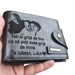 Portofel Personalizat 'Tati ai grija de tine' Portofel Personalizat 'Tati ai grija de tine'