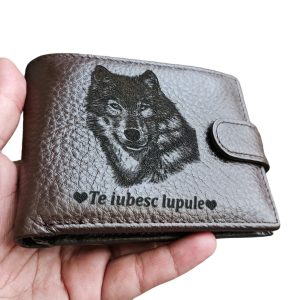 Portofel Personalizat 'Te iubesc lupule' Portofel Personalizat 'Te iubesc lupule'