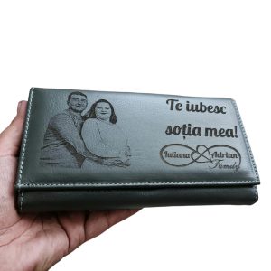 Portofel Personalizat 'Te iubesc sotia mea'