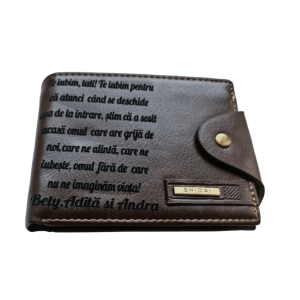 Portofel Personalizat 'Te iubim pemb'