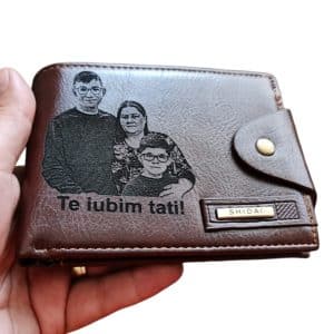 Portofel Personalizat 'Te iubim tati pemb' Portofel Personalizat 'Te iubim tati pemb'