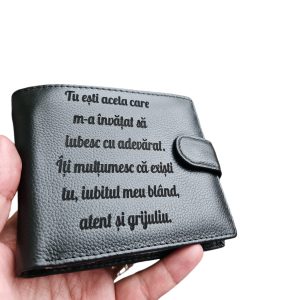 Portofel Personalizat 'Tu esti acela care' Portofel Personalizat 'Tu esti acela care'