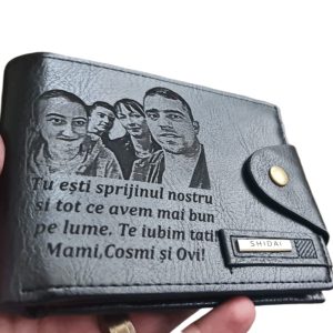 Portofel Personalizat 'Tu esti sprijinul nostru' Portofel Personalizat 'Tu esti sprijinul nostru'