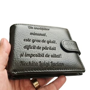 Portofel Personalizat 'Un invatator minunat' Portofel Personalizat 'Un invatator minunat'