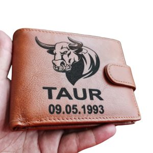 Portofel Personalizat 'Zodia Taur'