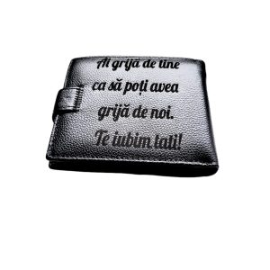 Portofel Personalizat 'Ai grija' Portofel Personalizat 'Ai grija'
