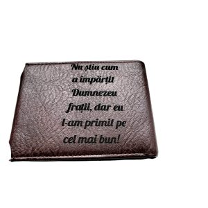 Portofel Personalizat 'Nu stiu cum'