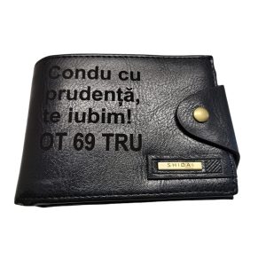 Portofel Personalizat 'Condu cu prudenta' Portofel Personalizat 'Condu cu prudenta'